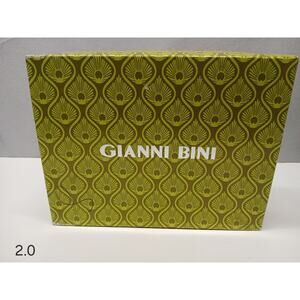 Giani Bini (10M) Gray Gem Sequence High Heel Dress Shoes